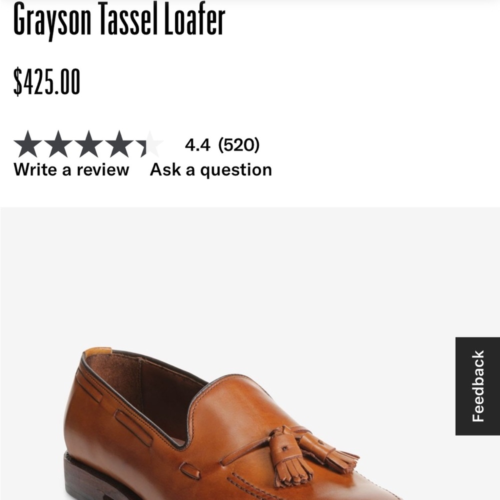 Grayson Tassel Loafer - Walnut leather brown